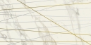 Charme Deluxe Arabescato Inserto Golden Line 40x80 cm
