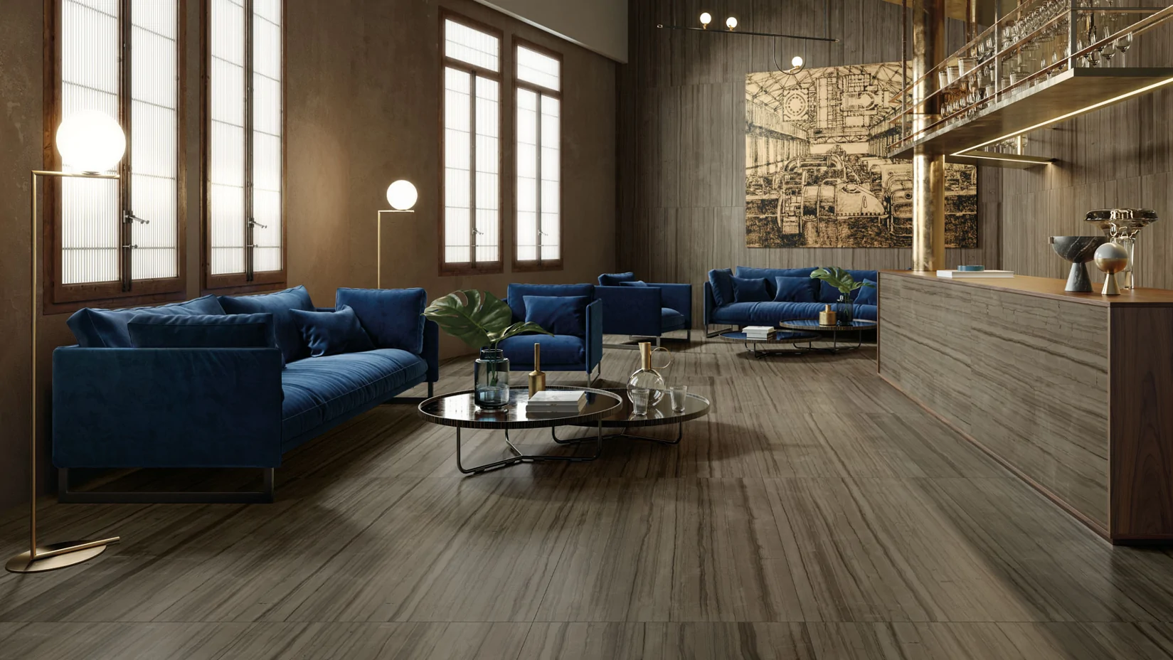 7. WAITING AREA ELEGANT BROWN