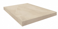 Capri Белый Ступень 45<br>Угловая правая 33x45 cm