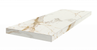 Pompei White Scal.90 Ang.dx 33x90 cm