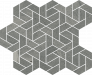 Graphite Dark Mosaico Icon 28.6x34.7 cm